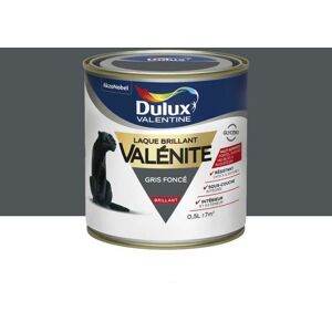 Laque brillant Dulux Valentine Valénite Gris foncé 05 L Gris - Publicité Laque brillant Dulux Valentine Valénite Gris foncé 05 L Gris - Publicité