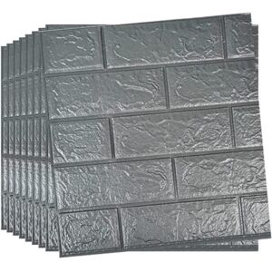 Autocollants muraux 3D - YSTP - Papier peint en mousse - Imperméable - Auto-adhésif - 10 pièces Blanc - Publicité Autocollants muraux 3D - YSTP - Papier peint en mousse - Imperméable - Auto-adhésif - 10 pièces Blanc - Publicité