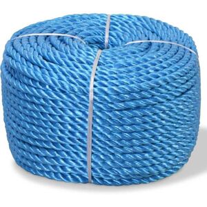 vidaXL Corde torsadée Polypropylène 12 mm 100 m Bleu Bleu - Publicité vidaXL Corde torsadée Polypropylène 12 mm 100 m Bleu Bleu - Publicité