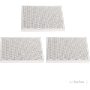 Brique réfractaire - SHIWAKI - 3 pièces - Céramique - 136x97x12 cm - Blanc Blanc - Publicité Brique réfractaire - SHIWAKI - 3 pièces - Céramique - 136x97x12 cm - Blanc Blanc - Publicité