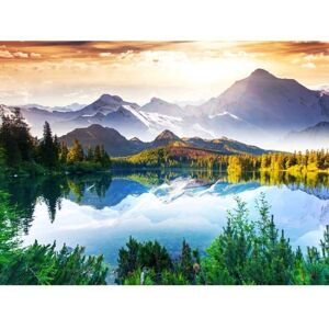 Papier Peint Photo INTISSÉ-(366T4)-LAC DE MONTAGNE-400x260cm-5 lés-Mural Poster Géant XXL-Mer Beach Mer Océan Nature Jungle Forêt Bleu - Publicité Papier Peint Photo INTISSÉ-(366T4)-LAC DE MONTAGNE-400x260cm-5 lés-Mural Poster Géant XXL-Mer Beach Mer Océan Nature Jungle Forêt Bleu - Publicité