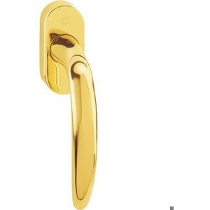 Poignée de fenêtre Secustik Atlanta pour oscillo-battant Hoppe et cie - Laiton poli Noir - Publicité Poignée de fenêtre Secustik Atlanta pour oscillo-battant Hoppe et cie - Laiton poli Noir - Publicité