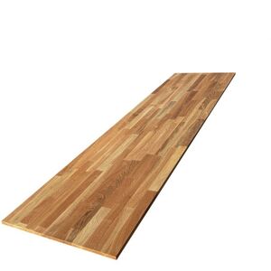 WOOD&SENS Tablette Chêne Huilé bois massif L.200 x l.50 cm Ep.18 mm Marron - Publicité WOOD&SENS Tablette Chêne Huilé bois massif L.200 x l.50 cm Ep.18 mm Marron - Publicité