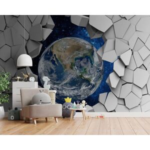 LIUXIN Papier Peint Chambre Enfant 350x256cm 3D Effet Image Volumétrique Planète Terre Mur écrasé pour Garçon Fille Papier Peint intissé Gris - Publicité LIUXIN Papier Peint Chambre Enfant 350x256cm 3D Effet Image Volumétrique Planète Terre Mur écrasé pour Garçon Fille Papier Peint intissé Gris - Publicité