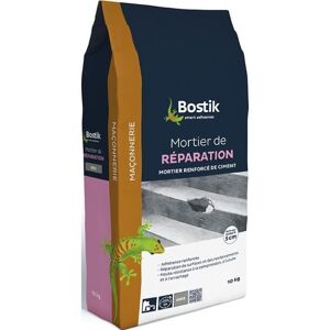 Mortier de réparation - BOSTIK - 10kg - Ciment - Gris - Mur - Intérieur Gris - Publicité Mortier de réparation - BOSTIK - 10kg - Ciment - Gris - Mur - Intérieur Gris - Publicité