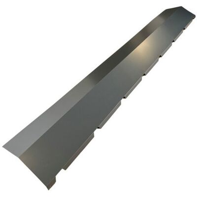 MCCOVER Faitière crantée 21 M 180 X 180 MM - L: 210 cm - Gris anthracite RAL 7016 Gris - Publicité MCCOVER Faitière crantée 21 M 180 X 180 MM - L: 210 cm - Gris anthracite RAL 7016 Gris - Publicité