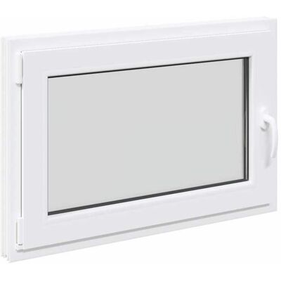VIDAXL Fenêtre de Sous-Sol à Ouverture Basculante et Tournante RISOR Blanc 90 x 60 cm en verre et PVC pour Installation de Porte EU768871 Blanc - Publicité VIDAXL Fenêtre de Sous-Sol à Ouverture Basculante et Tournante RISOR Blanc 90 x 60 cm en verre et PVC pour Installation de Porte EU768871 Blanc - Publicité