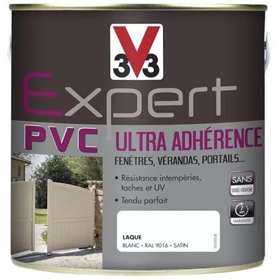 Peinture PVC V33 EXPERT Laque Blanc 2 L Blanc - Publicité Peinture PVC V33 EXPERT Laque Blanc 2 L Blanc - Publicité