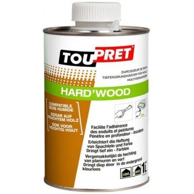 Durcisseur bois - TOUPRET - HardWood - 1L - Incolore - Recouvrable - Publicité Durcisseur bois - TOUPRET - HardWood - 1L - Incolore - Recouvrable - Publicité