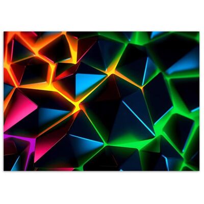 Papier peint Intissé - Effet Néon pour Gaming Room 350x245 cm - Moderne Décoration Murale - Effet 3D - Multicolore - Feeby - Publicité Papier peint Intissé - Effet Néon pour Gaming Room 350x245 cm - Moderne Décoration Murale - Effet 3D - Multicolore - Feeby - Publicité