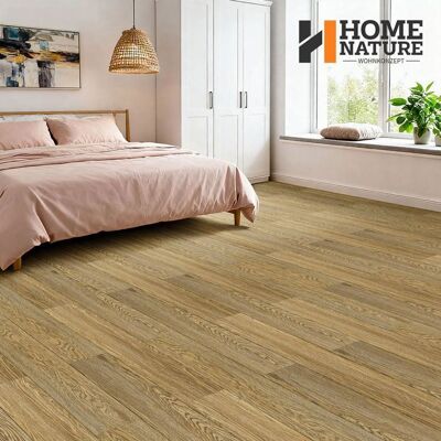 HOME NATURE WOHNKONZEPT Dalles autocollantes en PVC - Imitation bois - Imperméable - 502 m² (36 pcs) - Adhésif puissant Marron - Publicité HOME NATURE WOHNKONZEPT Dalles autocollantes en PVC - Imitation bois - Imperméable - 502 m² (36 pcs) - Adhésif puissant Marron - Publicité