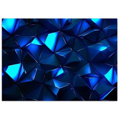 Papier peint Intissé - Effet Néon pour Gaming Room 350x245 cm - Moderne Décoration Murale - Effet 3D - Bleu foncé - Feeby Bleu - Publicité Papier peint Intissé - Effet Néon pour Gaming Room 350x245 cm - Moderne Décoration Murale - Effet 3D - Bleu foncé - Feeby Bleu - Publicité