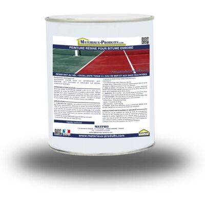 MATERIAUX-PRODUITS.COM Peinture résine pour bitume enrobé Pot de 1 Kg Blanc Blanc - Publicité MATERIAUX-PRODUITS.COM Peinture résine pour bitume enrobé Pot de 1 Kg Blanc Blanc - Publicité