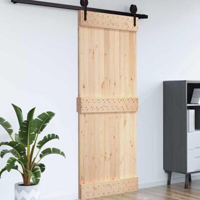 vidaXL Porte NARVIK Naturel 70 x 210 cm Bois de pin massif 42047082 Beige - Publicité vidaXL Porte NARVIK Naturel 70 x 210 cm Bois de pin massif 42047082 Beige - Publicité