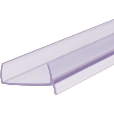 Joint de plinthe de cuisine en PVC STEIGNER - profil détanchéité - largeur 18mm19mm - transparent Violet - Publicité Joint de plinthe de cuisine en PVC STEIGNER - profil détanchéité - largeur 18mm19mm - transparent Violet - Publicité