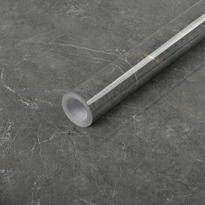 VSDNGIUSDHG Papier Adhesif pour Meuble Marbre Gris 30x300cm CuisinePapier Peint Vinyle Adhesif Rouleau Film Revetement Autocollant Mural - Publicité VSDNGIUSDHG Papier Adhesif pour Meuble Marbre Gris 30x300cm CuisinePapier Peint Vinyle Adhesif Rouleau Film Revetement Autocollant Mural - Publicité