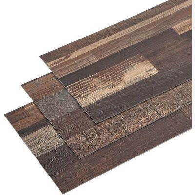 HOME NATURE WOHNKONZEPT Dalles de sol autocollantes PVC - Imitation bois - Imperméables - 502 m² (36 pcs) - Marron Marron - Publicité HOME NATURE WOHNKONZEPT Dalles de sol autocollantes PVC - Imitation bois - Imperméables - 502 m² (36 pcs) - Marron Marron - Publicité