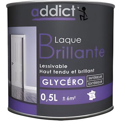 Peinture laque - Addict - ADD111327 - 05 L - Brillant - Multi-couches - Blanc Blanc - Publicité Peinture laque - Addict - ADD111327 - 05 L - Brillant - Multi-couches - Blanc Blanc - Publicité