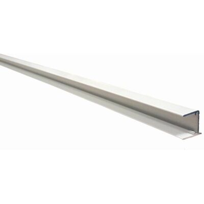 MCCOVER - Profil de fermeture 16 mm - Blanc RAL 9010 - Profil - Publicité MCCOVER - Profil de fermeture 16 mm - Blanc RAL 9010 - Profil - Publicité
