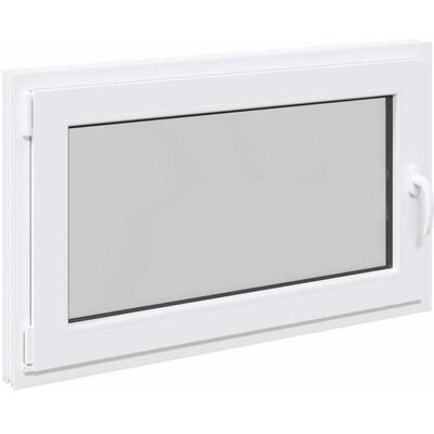 VIDAXL Fenêtre de Sous-Sol à Ouverture Basculante et Tournante RISOR Blanc 100 x 60 cm en verre et PVC pour Installation de Porte EU674279 Blanc - Publicité VIDAXL Fenêtre de Sous-Sol à Ouverture Basculante et Tournante RISOR Blanc 100 x 60 cm en verre et PVC pour Installation de Porte EU674279 Blanc - Publicité