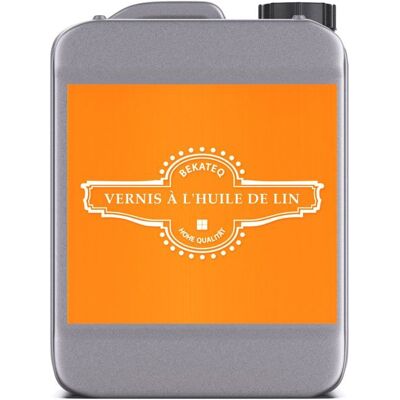 BEKATEQ Vernis à lhuile de lin 10L - Pour Parquet Planches Meubles dintérieur et dextérieur transparent BE-210 - Publicité BEKATEQ Vernis à lhuile de lin 10L - Pour Parquet Planches Meubles dintérieur et dextérieur transparent BE-210 - Publicité