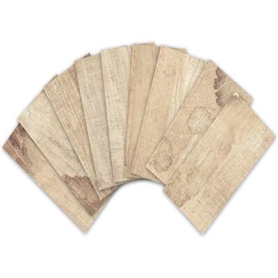 Stickers carrelage auto-adhésif - Effet 3D - PVC écologique - Imperméable anti-huile - 20x10 cm (27 pcs) Marron - Publicité Stickers carrelage auto-adhésif - Effet 3D - PVC écologique - Imperméable anti-huile - 20x10 cm (27 pcs) Marron - Publicité
