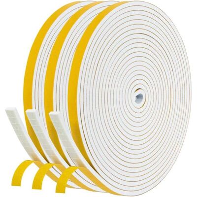 Joint Isolation pour Fenêtre Porte6mm x 3mm x 15MJoint Calfeutrage en Mousse CaoutchoucMultiusage Antidérapant AntichocBlanc Blanc - Publicité Joint Isolation pour Fenêtre Porte6mm x 3mm x 15MJoint Calfeutrage en Mousse CaoutchoucMultiusage Antidérapant AntichocBlanc Blanc - Publicité