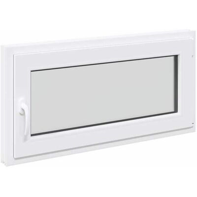 VIDAXL Fenêtre de Sous-Sol à Ouverture Basculante et Tournante RISOR Blanc 100 x 50 cm en verre et PVC pour Installation de Porte EU352088 Blanc - Publicité VIDAXL Fenêtre de Sous-Sol à Ouverture Basculante et Tournante RISOR Blanc 100 x 50 cm en verre et PVC pour Installation de Porte EU352088 Blanc - Publicité