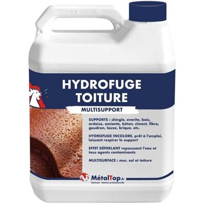 Hydrofuge Toiture - Pot 5 L - Metaltop - Incolore Blanc - Publicité Hydrofuge Toiture - Pot 5 L - Metaltop - Incolore Blanc - Publicité