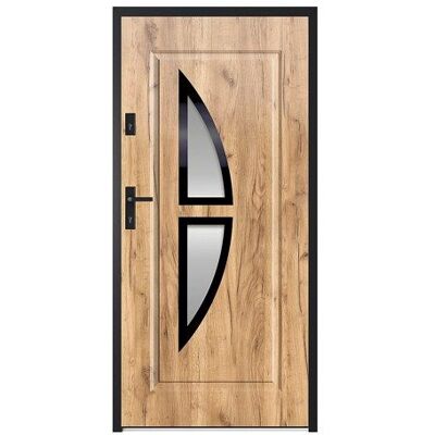 Porte d'entrée en acier et verre - Résistante & Élégante - Publicité Porte d'entrée en acier et verre - Résistante & Élégante - Publicité