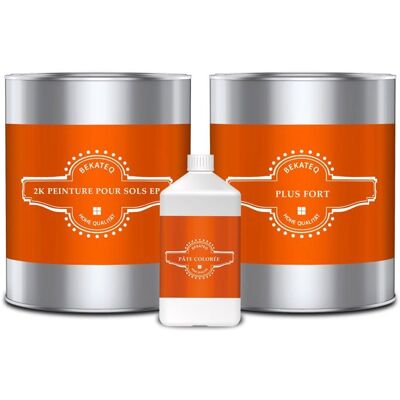 2K Peinture époxy résine pour sols béton 1kg RAL7031 Gris bleu revêtement de sol scellant garage atelier industrie BEKATEQ BE-702 Gris - Publicité 2K Peinture époxy résine pour sols béton 1kg RAL7031 Gris bleu revêtement de sol scellant garage atelier industrie BEKATEQ BE-702 Gris - Publicité