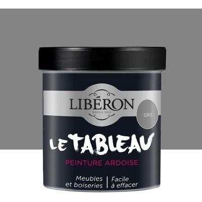 Peinture Ardoise Le Tableau LIBERON Gris 05 L - Publicité Peinture Ardoise Le Tableau LIBERON Gris 05 L - Publicité