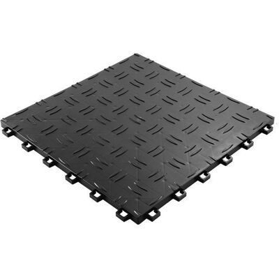 Dalles de Sol de Garage - DUOKU - JQ-3025BK - 12 x 12 - Lot de 25 - Antidérapantes - Noir Noir - Publicité Dalles de Sol de Garage - DUOKU - JQ-3025BK - 12 x 12 - Lot de 25 - Antidérapantes - Noir Noir - Publicité