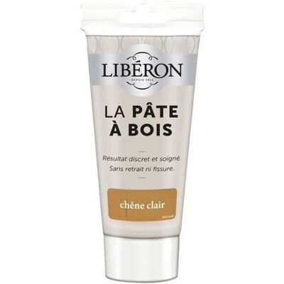 LIBERON Pâte à bois - Chêne clair - 50 g Marron - Publicité LIBERON Pâte à bois - Chêne clair - 50 g Marron - Publicité