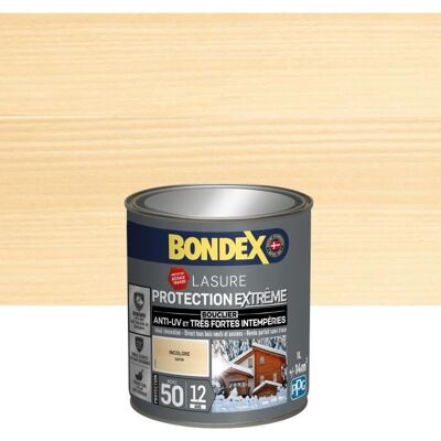 BONDEX - Lasure protection extrême - Incolore - Extreme weather resistance - Wood finish - Publicité BONDEX - Lasure protection extrême - Incolore - Extreme weather resistance - Wood finish - Publicité