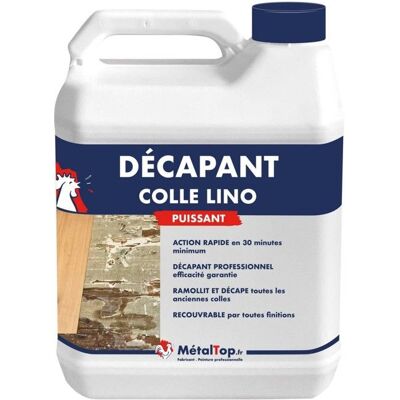 Decapant Colle Lino - 5 Kg - Metaltop - Incolore - Publicité Decapant Colle Lino - 5 Kg - Metaltop - Incolore - Publicité