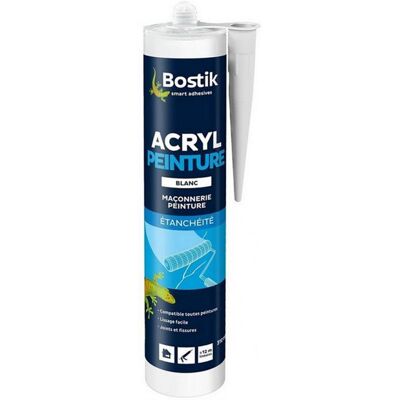BOSTIK 30614227 - Blanc - 310ml - Cartouche - Mastic d'étanchéité - Publicité BOSTIK 30614227 - Blanc - 310ml - Cartouche - Mastic d'étanchéité - Publicité