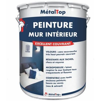 Peinture Mur Interieur - Pot 5 L - Metaltop - 8017 - Brun chocolat Marron - Publicité Peinture Mur Interieur - Pot 5 L - Metaltop - 8017 - Brun chocolat Marron - Publicité