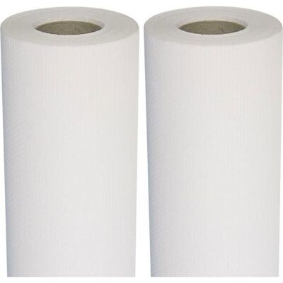 Lot 2 de toiles de verre pour murs et plafonds Semin Sem Toile Eco T 023 - motif maille - rouleau de 25 m x 1 m Blanc - Publicité Lot 2 de toiles de verre pour murs et plafonds Semin Sem Toile Eco T 023 - motif maille - rouleau de 25 m x 1 m Blanc - Publicité