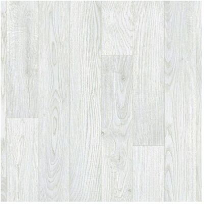 DECOWEB Sol vinyle Imitation parquet blanc veinage gris - Rouleau de 2m x 4m Blanc - Publicité DECOWEB Sol vinyle Imitation parquet blanc veinage gris - Rouleau de 2m x 4m Blanc - Publicité