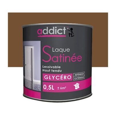 Addict - ADD111385 - Ton bois - 0,5 L - Paint - Publicité Addict - ADD111385 - Ton bois - 0,5 L - Paint - Publicité