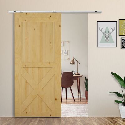 Generic Kit complet porte coulissante 4 x 93 cm (p x l): rail roulettes visserie Beige - Publicité Generic Kit complet porte coulissante 4 x 93 cm (p x l): rail roulettes visserie Beige - Publicité