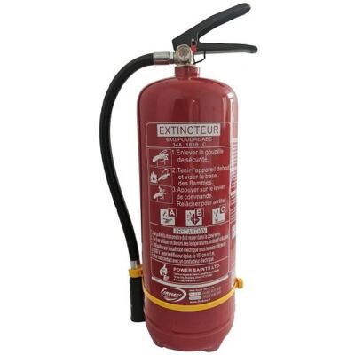 Batterie Bloc de secours - Extincteur 6Kg Poudre ABC à pression permanente NFMOBIAK Rouge - Publicité Batterie Bloc de secours - Extincteur 6Kg Poudre ABC à pression permanente NFMOBIAK Rouge - Publicité