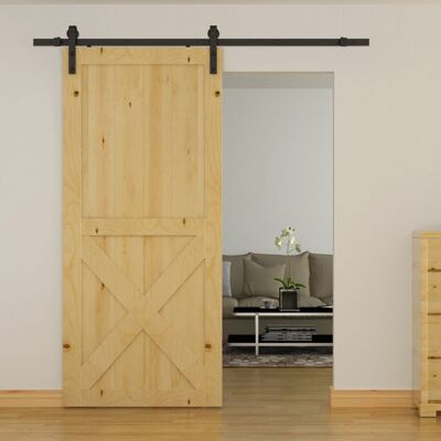 Generic Kit de porte coulissante système galandage pour porte dune épaisseur de 35-45 mm et largeur max. 1 m charge max. 100 Kg Marron - Publicité Generic Kit de porte coulissante système galandage pour porte dune épaisseur de 35-45 mm et largeur max. 1 m charge max. 100 Kg Marron - Publicité