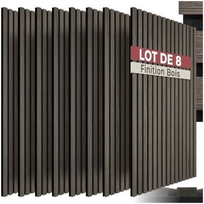 Isolation acoustique - TECTAKE - Lot de 8 panneaux acoustiques SONIC WALL III en bois 120 x 60 x 1 1 cm - Chêne gris Marron - Publicité Isolation acoustique - TECTAKE - Lot de 8 panneaux acoustiques SONIC WALL III en bois 120 x 60 x 1 1 cm - Chêne gris Marron - Publicité