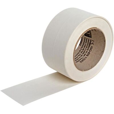 Bande joint papier kraft Semin pour réaliser les joints des plaques de plâtre en association avec un enduit - 23 m sous blister Blanc - Publicité Bande joint papier kraft Semin pour réaliser les joints des plaques de plâtre en association avec un enduit - 23 m sous blister Blanc - Publicité