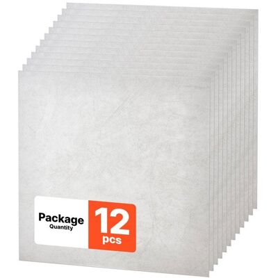 VEVOR Dalles de Plafond en PVC 605x605 mm Lot de 12 Panneaux Décoratifs pour Plafond Suspendu Effet Marbre Blanc PVC Expansé Blanc - Publicité VEVOR Dalles de Plafond en PVC 605x605 mm Lot de 12 Panneaux Décoratifs pour Plafond Suspendu Effet Marbre Blanc PVC Expansé Blanc - Publicité