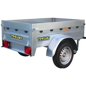 Bâche pour remorque Trelgo modèle NFB 160 - Dimensions bâche : 157cm x 101cm x 12cm - Coloris Gris Gris - Publicité Bâche pour remorque Trelgo modèle NFB 160 - Dimensions bâche : 157cm x 101cm x 12cm - Coloris Gris Gris - Publicité