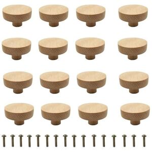 Bouton de Meuble 20 Pièces Bouton Meuble Bois Poignée Meuble Bois Poignée Bouton En Bois Naturel Ronde Boutons de Tiroir en Bois Beige - Publicité Bouton de Meuble 20 Pièces Bouton Meuble Bois Poignée Meuble Bois Poignée Bouton En Bois Naturel Ronde Boutons de Tiroir en Bois Beige - Publicité