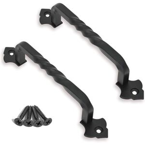 ZENTRONIS Lot de 2 volets Poignée de traction de matériel pour portail de jardin en bois Abri de jardin Porte darmoire One Size 4inch - Publicité ZENTRONIS Lot de 2 volets Poignée de traction de matériel pour portail de jardin en bois Abri de jardin Porte darmoire One Size 4inch - Publicité